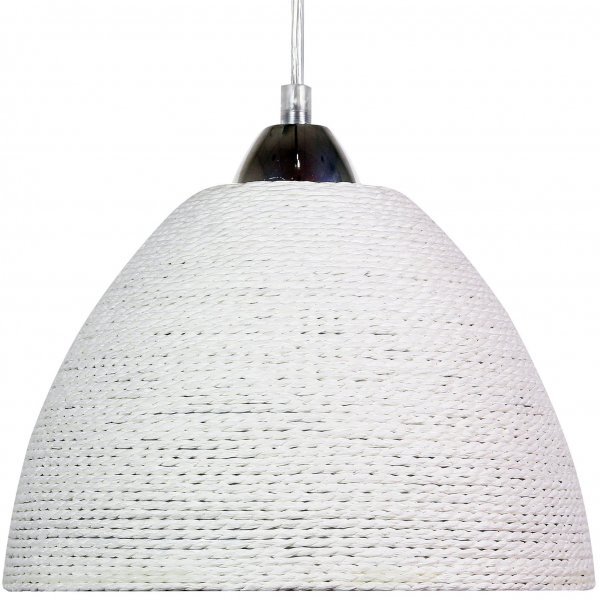 Candellux - Viseča stropna svetilka Braid 230 1x60W E27 White