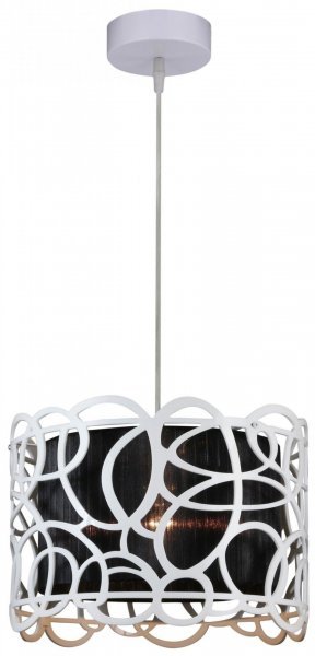 Candellux - Viseča stropna svetilka Imagine-2 35 1x60W E27 White Black