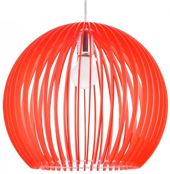 Candellux - Viseča stropna svetilka Haga 1x60W E27 Red