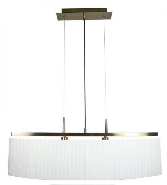 Candellux - Viseča stropna svetilka Berg 2x40W E14 Platinum Shade White