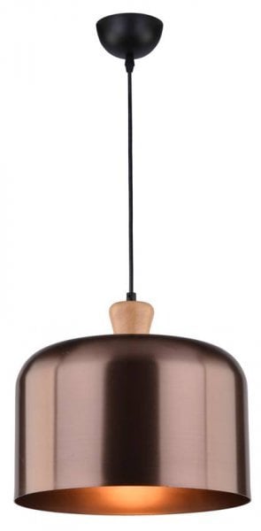 Candellux - Viseča stropna svetilka Dictoria 30 1x40W E27 Brown