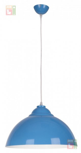 Candellux - Viseča stropna svetilka Uni 38 1x60W E27 Blue
