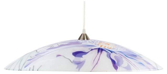 Candellux - Viseča stropna svetilka Spring 40 1x60W E27 Violet