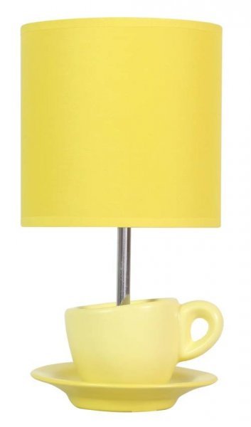 Candellux - Namizna svetilka Cynka 1x60W E27 Yellow