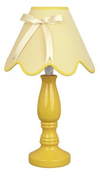 Candellux - Namizna svetilka Lola 1x40W E14 Yellow