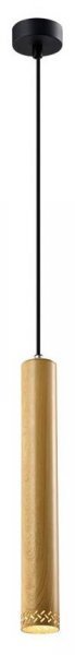 Candellux - Viseča stropna svetilka Tubo 40cm 1x25W GU10 Wooden