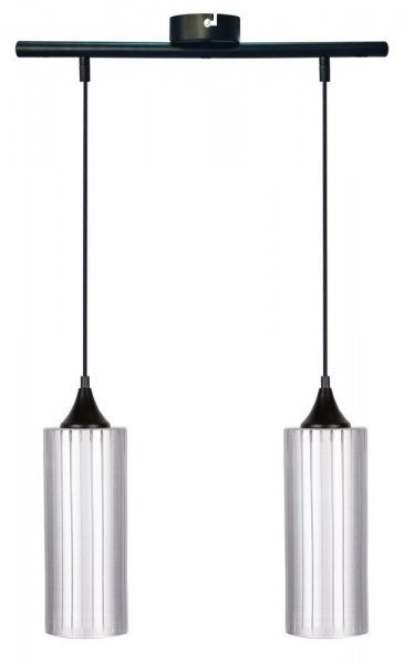 Candellux - Viseča stropna svetilka Concept 2x60W E27 Silver