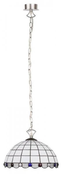 Candellux - Viseča stropna svetilka Tiffany1x60W E27 White