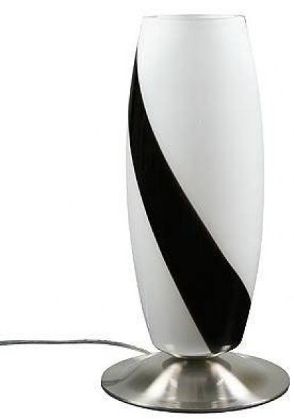 Candellux - Namizna svetilka Nero 1x60W E27 Black/White