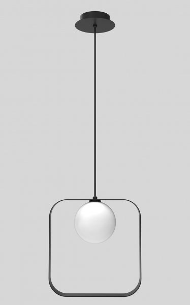 Candellux - Viseča stropna svetilka Tula square 1x28W G9 3000K Black