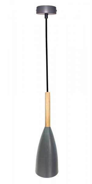 Candellux - Viseča stropna svetilka Trosa 1x40W E27 Gray