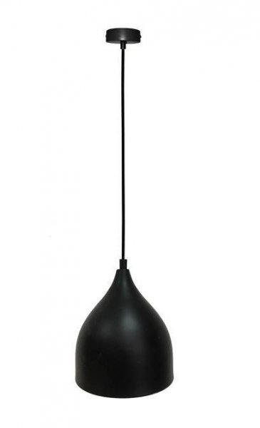 Candellux - Viseča stropna svetilka Ystad 1x40W E27 17cm Black