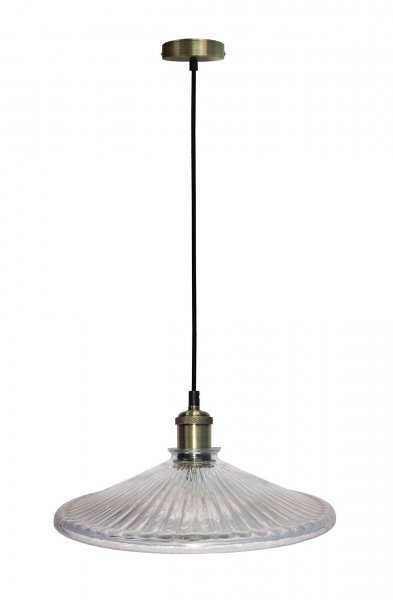 Candellux - Viseča stropna svetilka Chester 1x40W E27 30cm Glass