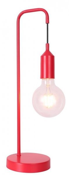 Candellux - Namizna svetilka Laren 1x40W E27 Red