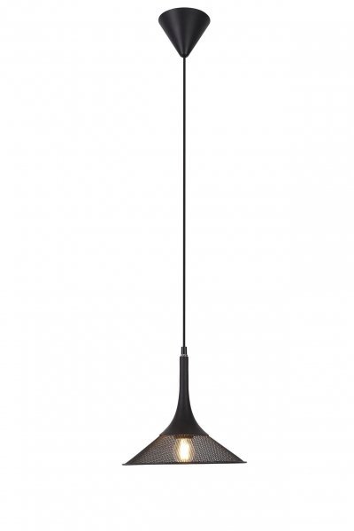 Candellux - Viseča stropna svetilka Kiruna S 1x40W E27 Black