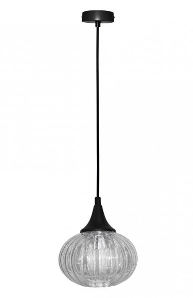 Candellux - Viseča stropna svetilka Exeter 1x40W E14 145mm Black