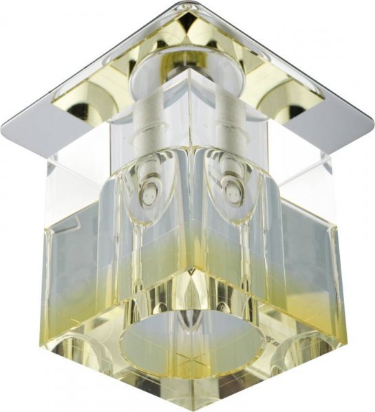 Candellux - Reflektorska svetilka SK-19 CH/YE-P 1x20W G4 Chrome/Yellow