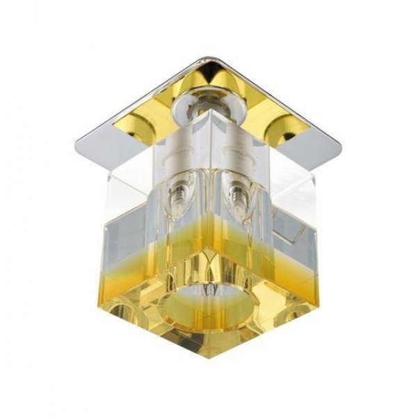 Candellux - Reflektorska svetilka SK-18 CH/OR-P 1x20W G4 Chrome/Yellow