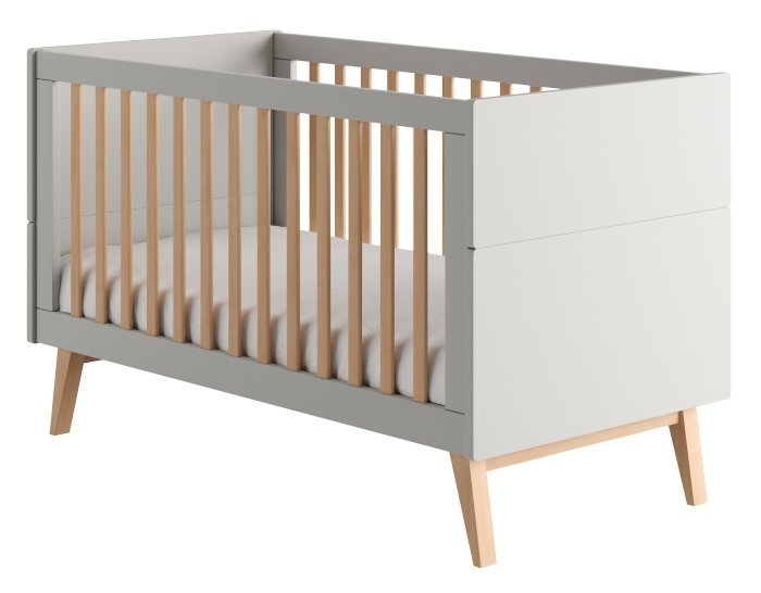 Pinio - Otroška postelja Swing - 70x140 cm - siva